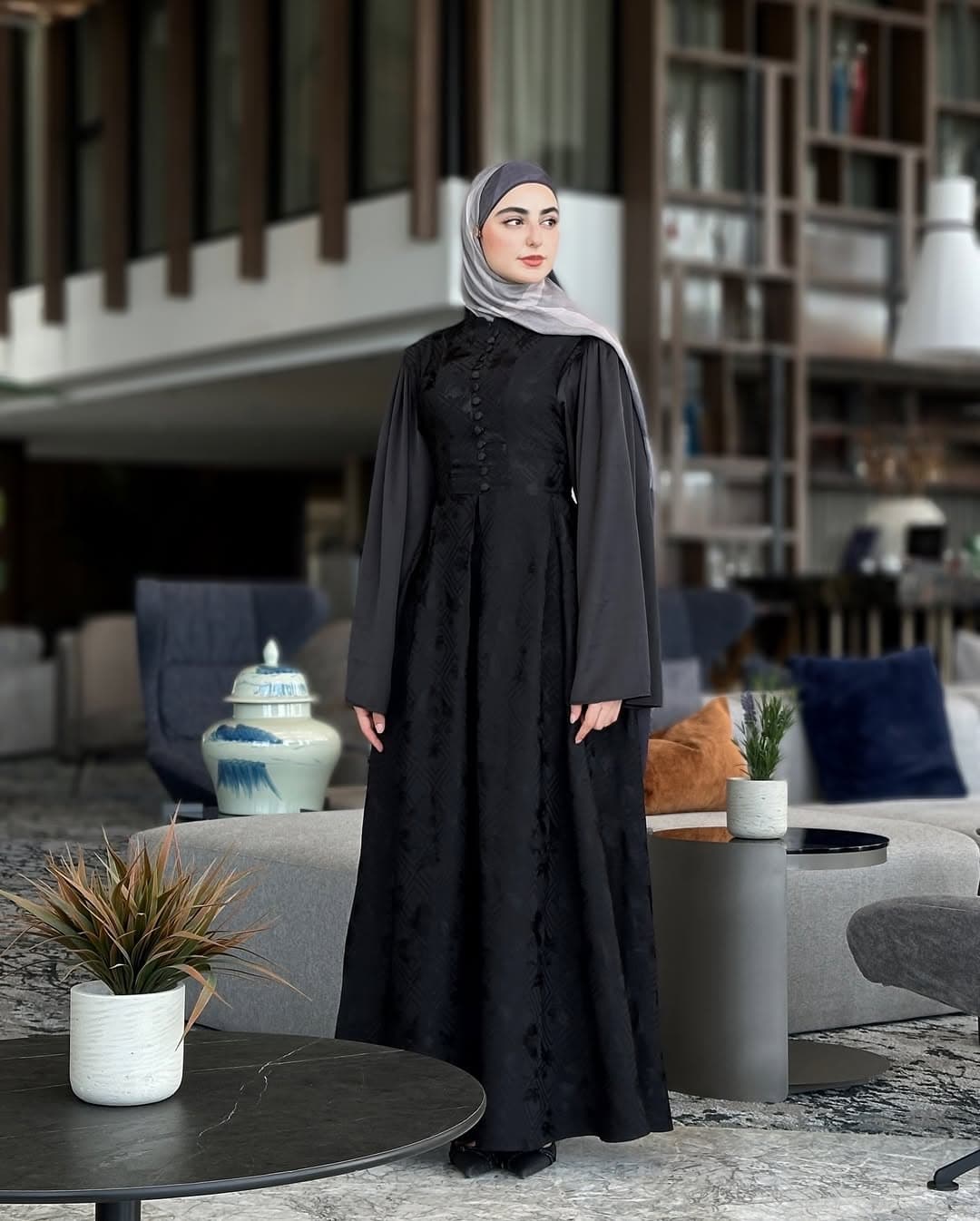 Royal Black Dress - Image 2